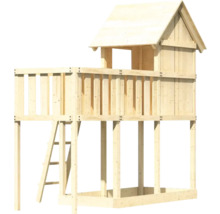 Maison de jeux en bois avec échelle pour le jardin
