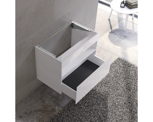 Waschtischunterschrank mit Schublade zur Wandmontage