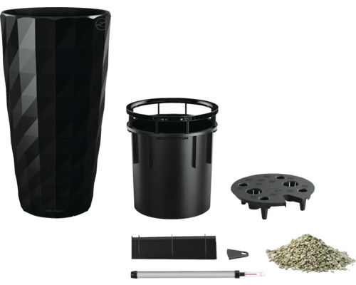 Pot de fleurs avec accessoires