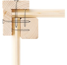 Gartenhaus Karibu Grünwald 5 inkl. Anbaudach 2,4 m und Rückwand 492,5 x 262 cm terragrau