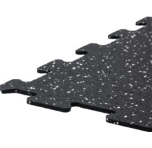 Tapis puzzle en caoutchouc avec système d''emboîtement