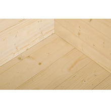 Gartenhaus weka M 445 A Gr. 1 inkl. Fußboden 466 x 346,1 cm natur
