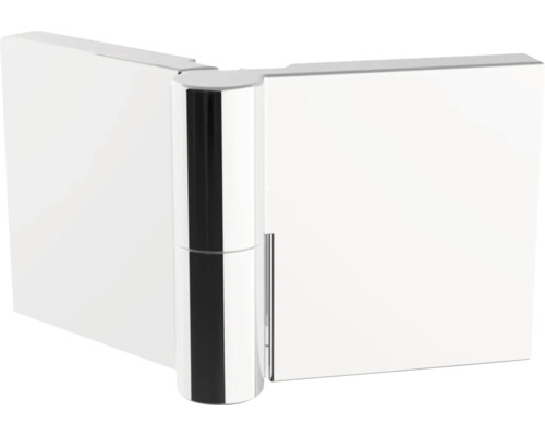 Ruban de douche en verre plein en métal