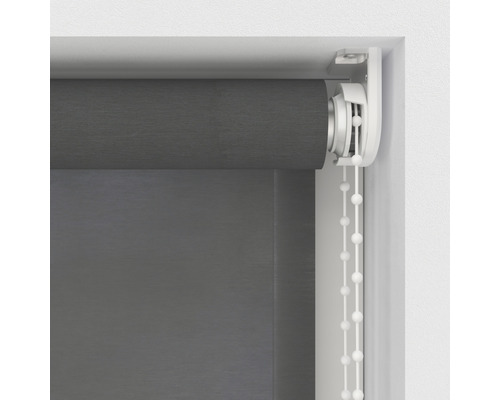 Stores enrouleurs gris avec chaînette pour la décoration de fenêtre et le contrôle de la lumière