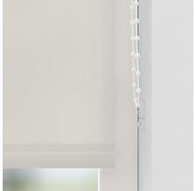 Store enrouleur blanc avec chaînette pour la décoration de fenêtre