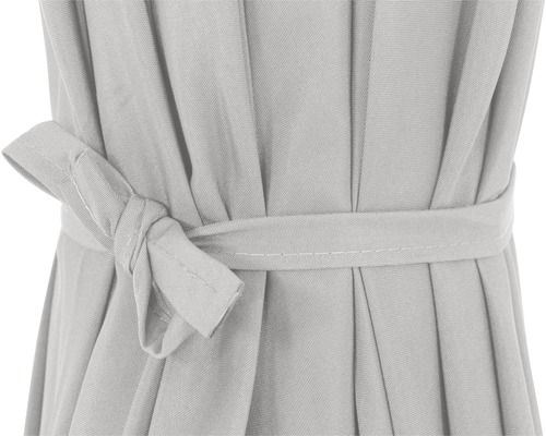 Rideau avec bande de tissu