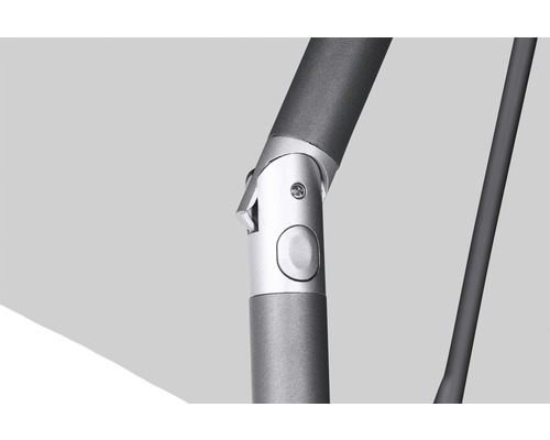 Gros plan d''un parasol avec mécanisme d''inclinaison