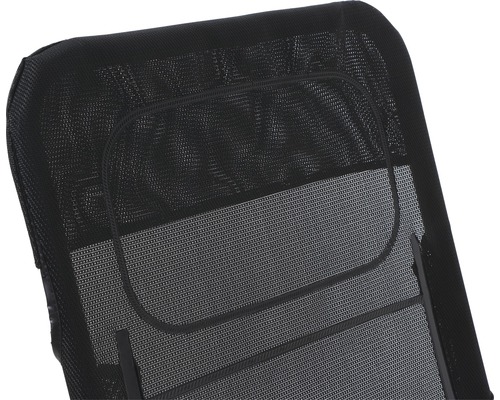 Vue détaillée d''une chaise avec une structure en maille