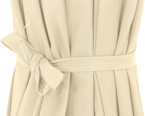 Store beige avec ruban