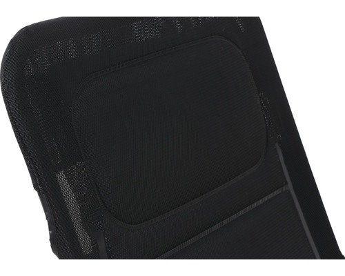 Vue détaillée d''un dossier de chaise de bureau en tissu mesh