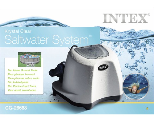 Intex Krystal Clear Salzwassersystem für Aufstellpools