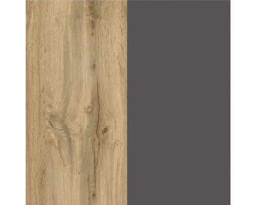 Dekorplatte mit Holzstruktur und einfarbiger Oberfläche
