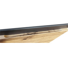 Bloc cuisine complète équipée Held Möbel PISA 390 cm façade chêne sauvage mate, corps graphite variante réversible démonté
