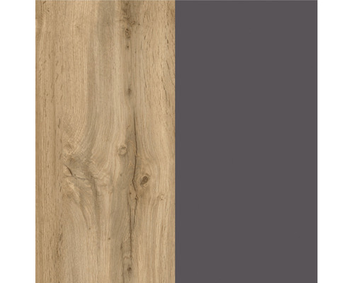 Élément de décor en bois et élément de décor gris