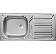 Bloc cuisine complète équipée Held Möbel PISA 330 cm façade gris mate, corps chêne sauvage variante réversible démonté