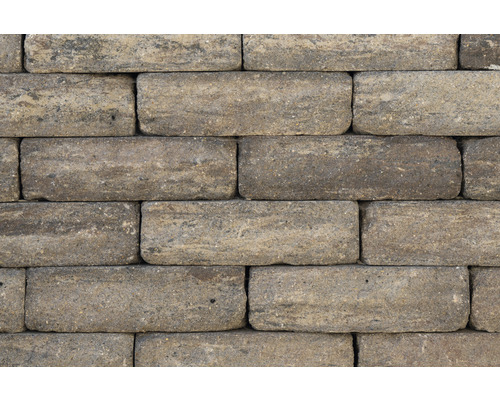 Mur en pierres de béton