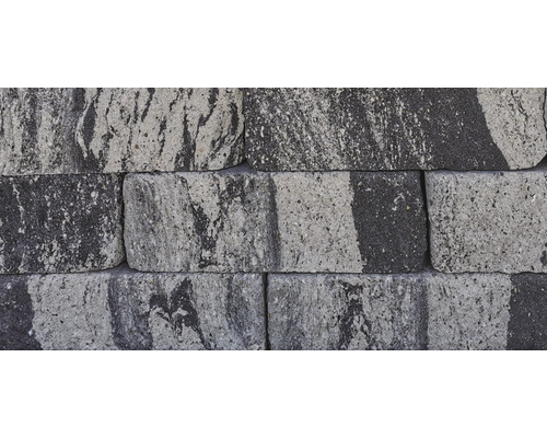 Mur en pierres de béton