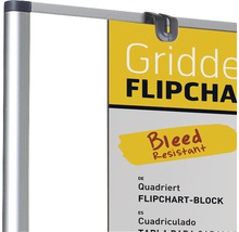Detailansicht eines Flipcharts mit Papierblock