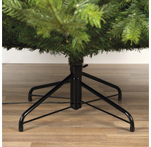 Gros plan du pied d'un arbre de Noël artificiel