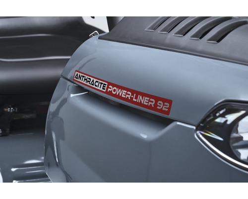 Vue détaillée de la tondeuse à gazon anthracite Power-Liner 92