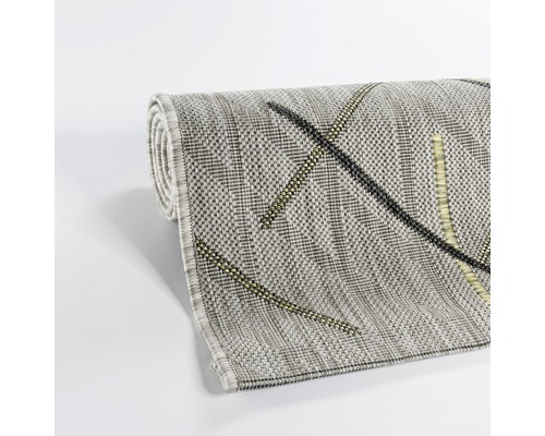 Tapis enroulé avec motif