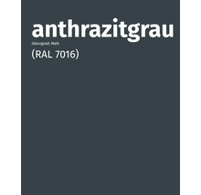 Couleur gris anthracite avec finition mate (RAL 7016)