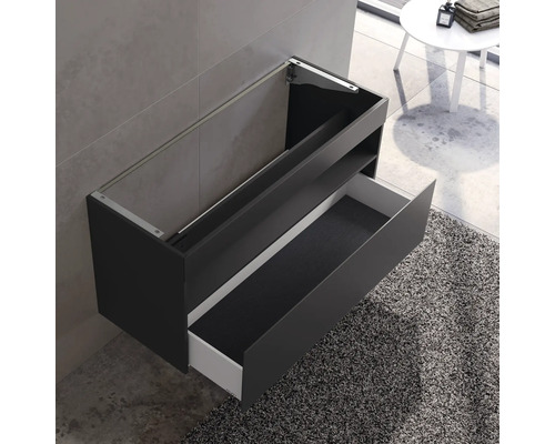 Meuble sous-lavabo suspendu avec tiroir coulissant pour la salle de bains