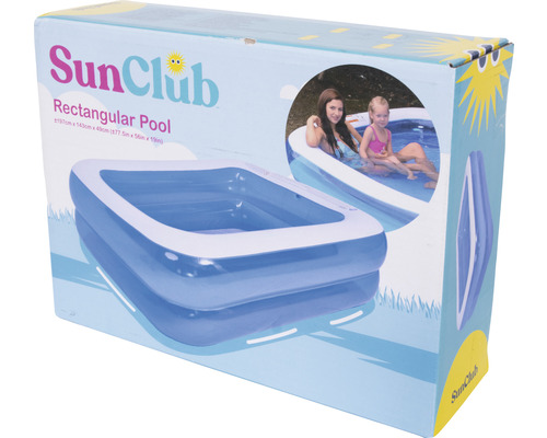 Emballage d''une piscine rectangulaire SunClub