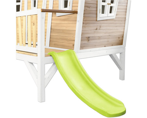 Spielhaus mit Rutsche für den Aussenbereich