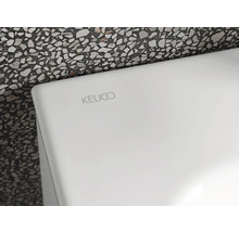 Keuco Logo auf Sanitärkeramik