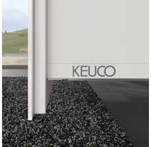 Logo Keuco sur un meuble de salle de bain