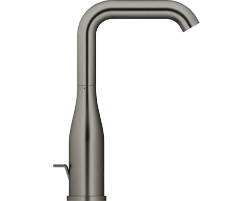 Robinet de cuisine en métal avec bec courbé