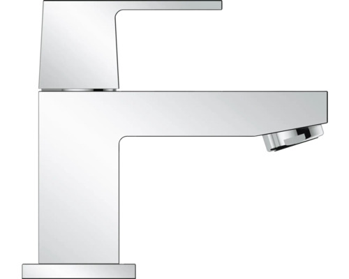 Robinet de lavabo au design angulaire pour la salle de bain