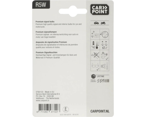 Carpoint Premium ampoule R5W 12V 2 pièces