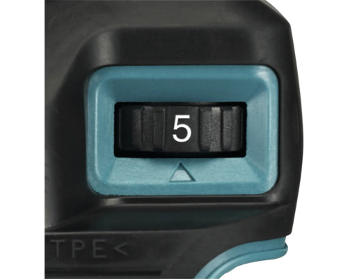 Bouton rotatif avec le chiffre 5 pour le réglage d''un outil