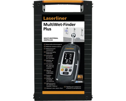 Laserliner MultiWet-Finder Plus Materialfeuchtemessgerät im Koffer