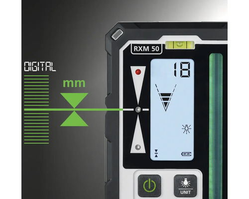 Appareil de mesure numérique, gros plan