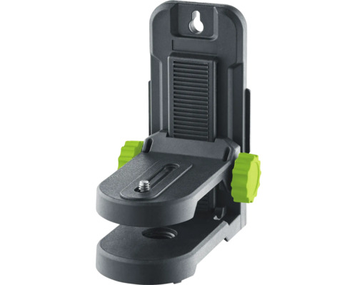 Laser-Wasserwaagen-Halterung mit grünen Drehknöpfen