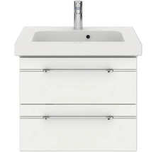 Waschtischunterschrank mit zwei Schubladen und Waschbecken