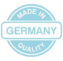 Hergestellt in Deutschland Qualitätssiegel