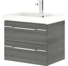 Waschtischunterschrank mit zwei Schubladen und Waschbecken