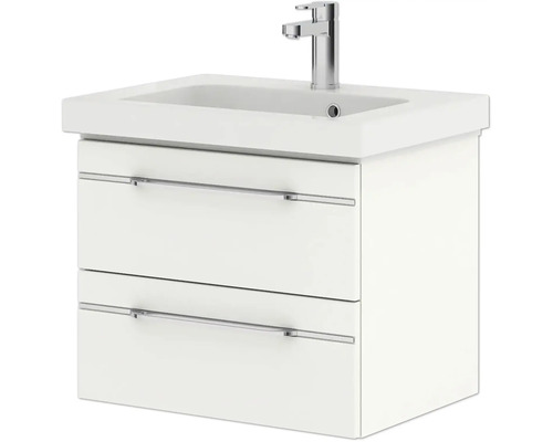 Meuble sous-lavabo avec lavabo et robinetterie