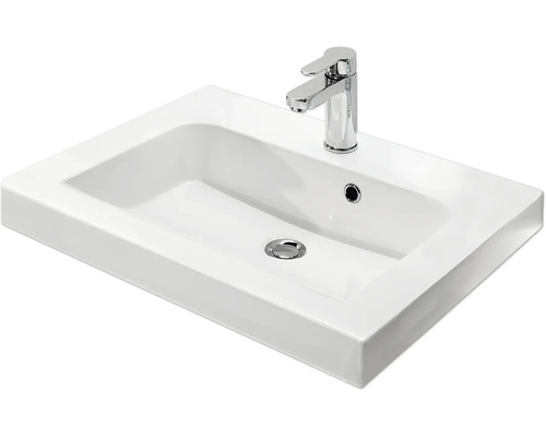 Vasque à poser avec robinet pour la salle de bain