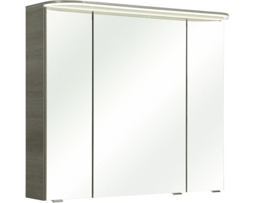 Armoire de toilette avec trois portes et éclairage