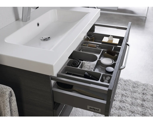 Badezimmer Waschtischunterschrank mit Schubladen und Ordnungssystem
