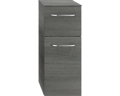 Armoire haute avec deux tiroirs pour salle de bains