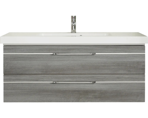Meuble sous-lavabo avec deux tiroirs et lavabo