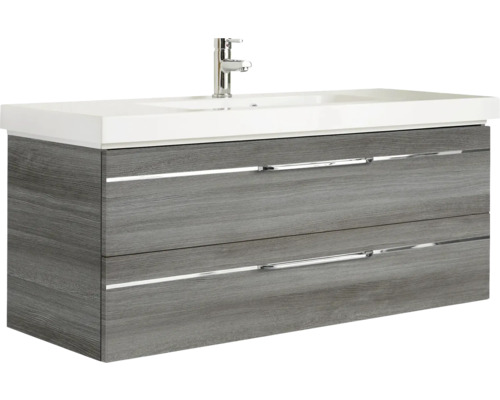 Meuble sous-lavabo avec deux tiroirs et lavabo à poser