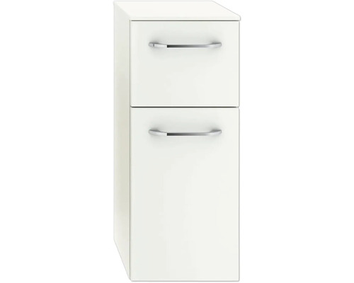 Waschbeckenunterschrank mit zwei Schubladen und Griffen