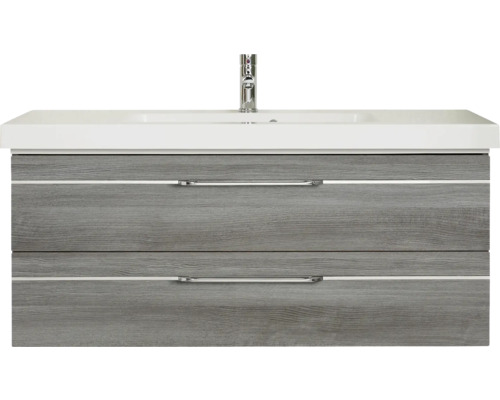 Meuble sous-lavabo avec deux tiroirs et lavabo